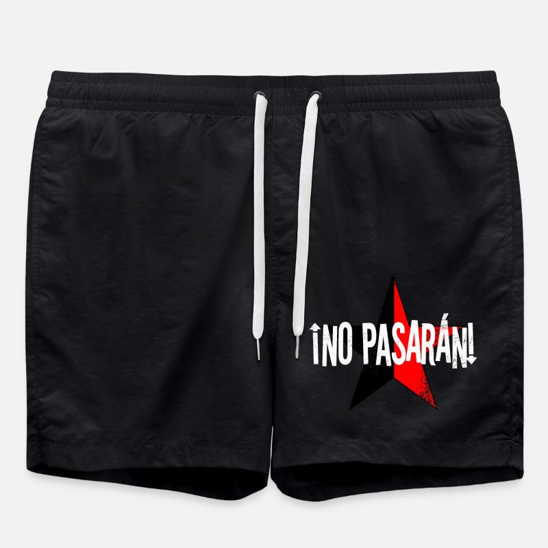 ¡No pasarán! - Swim Trunks - black