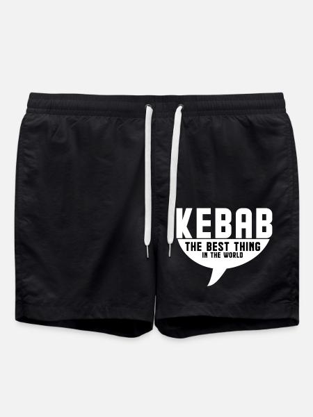 kebab la meilleure chose au monde - Short de bain - noir