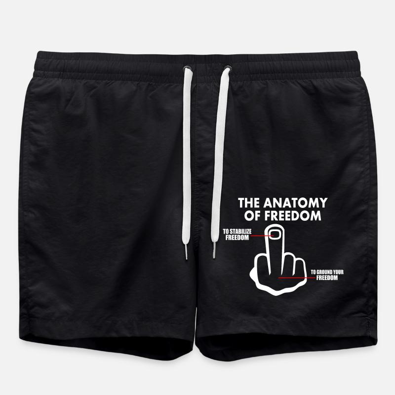 Freedom - Short de bain - noir