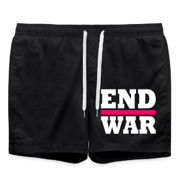 End war - Short de bain - noir - Devant - AI Model Male 185 light (185cm)