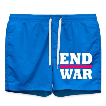 End war - Badeshorts - Cobalt blue - Vorne