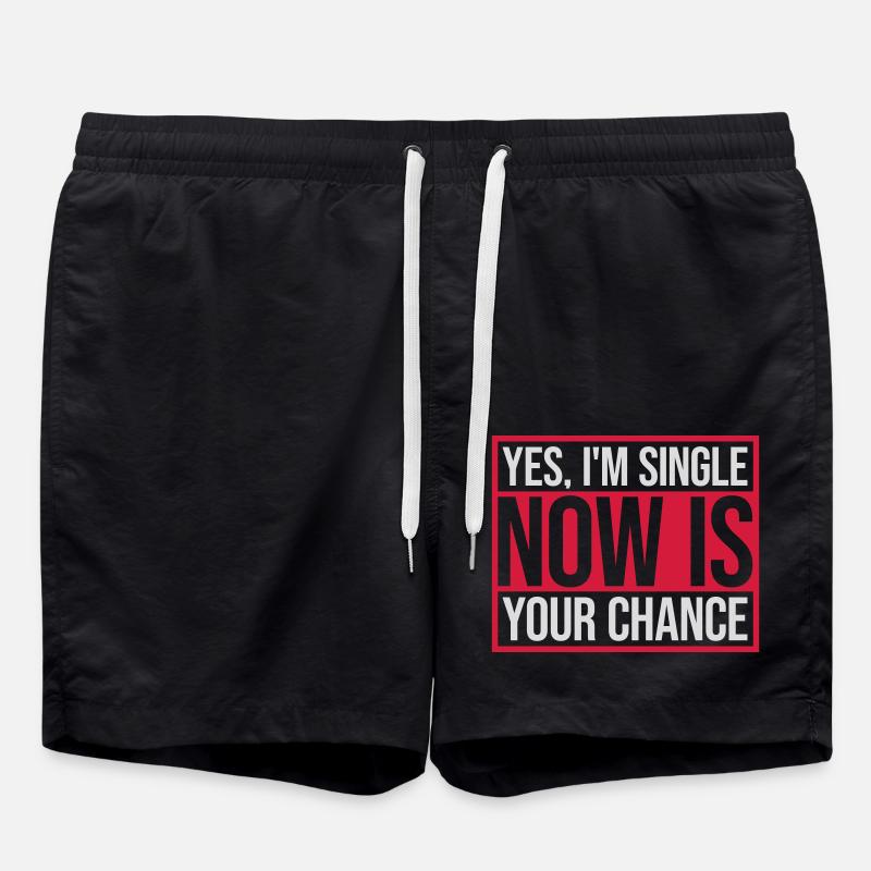 single now your chance - Badeshorts - Schwarz