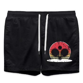 Ping-pong - Short de bain - noir - Devant - AI Model Male 185 light (185cm)