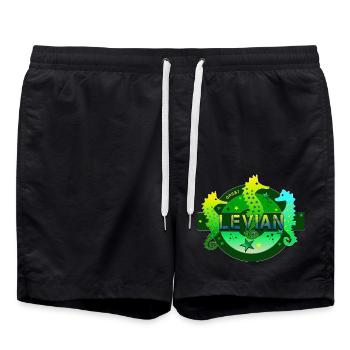 Levian Geburtstag Levian - Badeshorts - Schwarz - Vorne - AI Model Male 185 light (185cm)