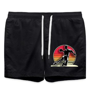 Handball Handballeur - Short de bain - noir - Devant - AI Model Male 185 light (185cm)
