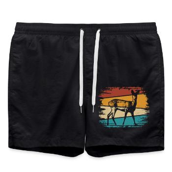 Chevreuil - Short de bain - noir - Devant - AI Model Male 185 light (185cm)