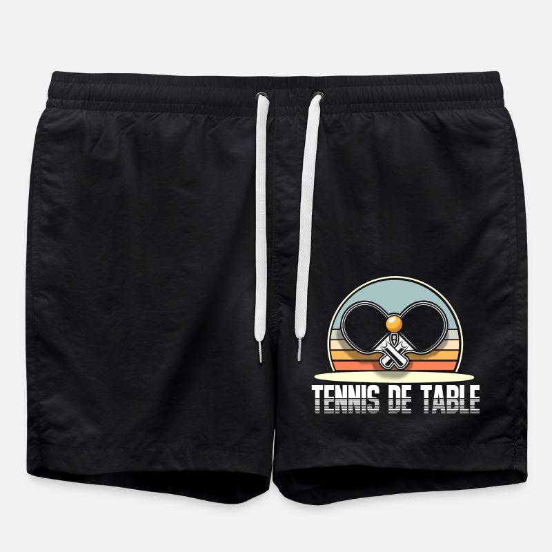 Table tennis - Swim Trunks - black