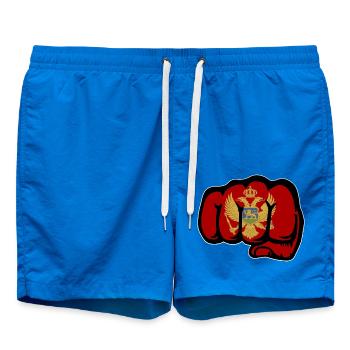 Montenegro Flagge Faust - Badeshorts - Cobalt blue - Vorne