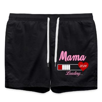 Mama Loading 2024 - Swim Trunks - black - Front - AI Model Male 185 light (185cm)