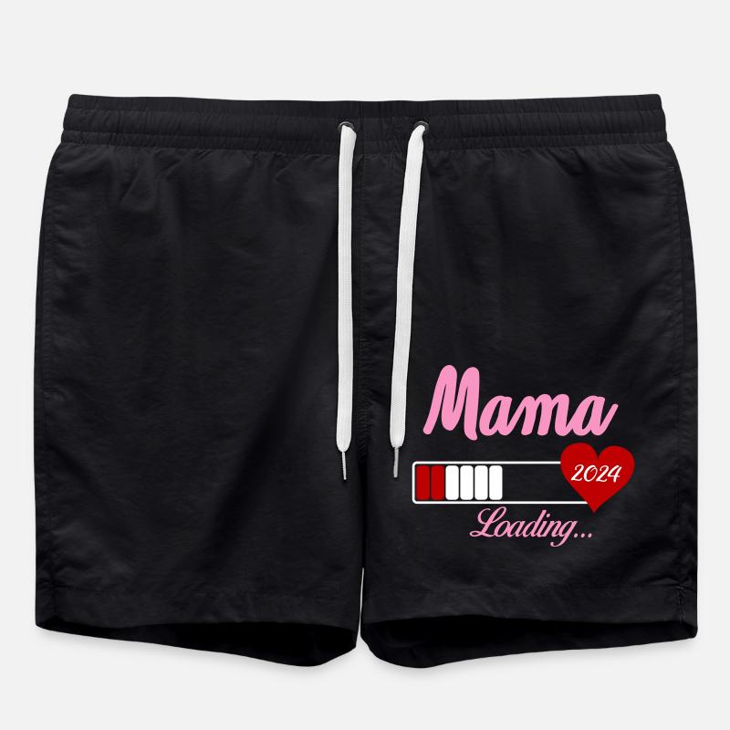 Mama Loading 2024 - Swim Trunks - black