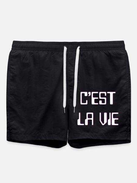 C'est la vie - Swim Trunks - black