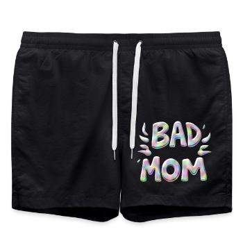 Mauvaise maman - Short de bain - noir - Devant - AI Model Male 185 light (185cm)