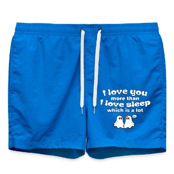 T-shirts with Funny Phrases - Fantasmitas - Swim Trunks - cobalt blue - Front