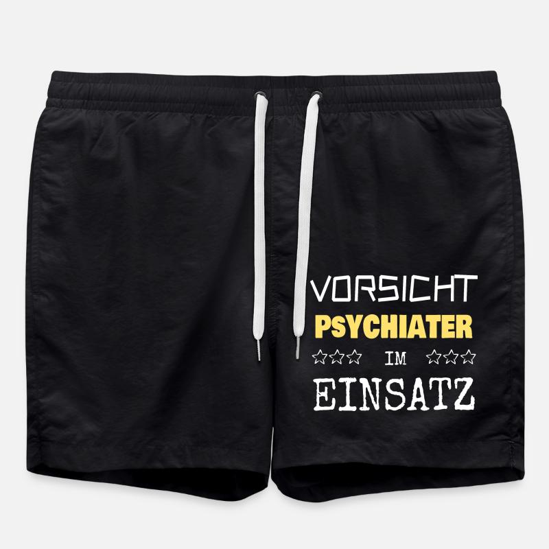 Psychiater - Badeshorts - Schwarz