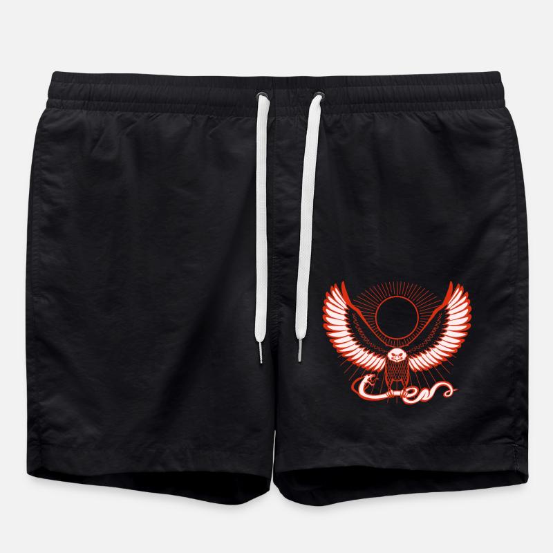 Aigle et Serpent (V3) - Short de bain - noir