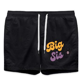 BIG SIS - Swim Trunks - black - Front - AI Model Male 185 light (185cm)