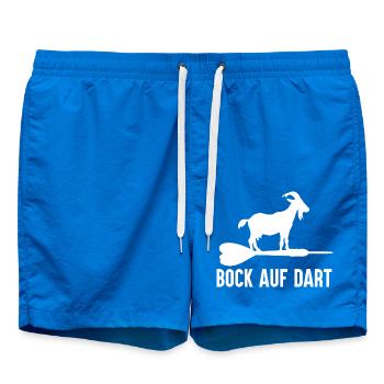Bock Auf Dart - Fléchettes Spruch Dart Spieler - Short de bain - cobalt blue - Devant