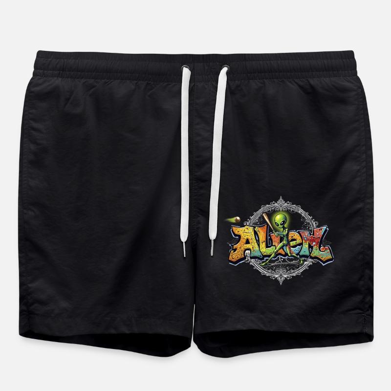 Sport intergalactique - Short de bain - noir