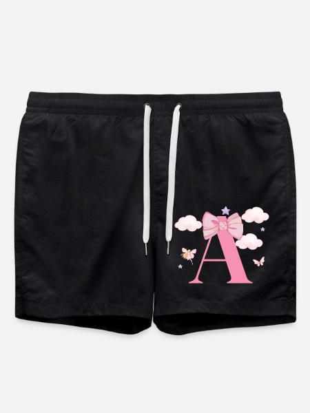 Letter to Pink Clouds - Swim Trunks - black