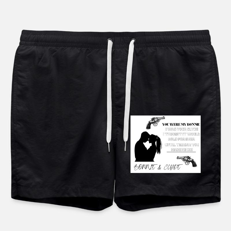 Bonnie&Clyde - Swim Trunks - black