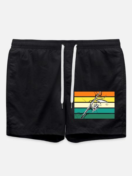 Angler Fishing - Swim Trunks - black