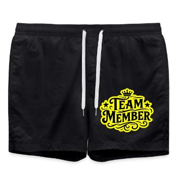 Membre de l’équipe Krone - Short de bain - noir - Devant - AI Model Male 185 light (185cm)