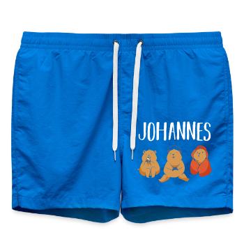 Gamer Zocker Zocken Gaming Johannes - Short de bain - cobalt blue - Devant