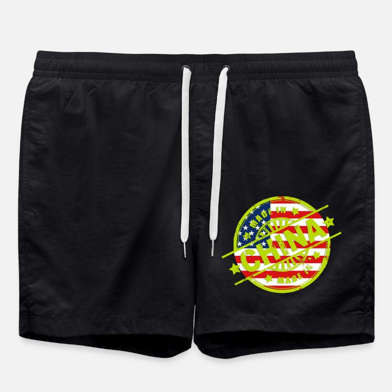 Fabriqué en Chine - Short de bain - noir