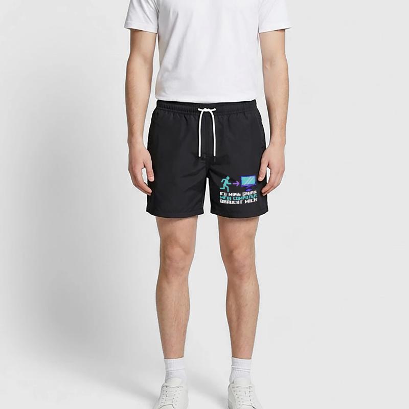 Computer Gamer Programmer Administrator Gamer Swim Trunks