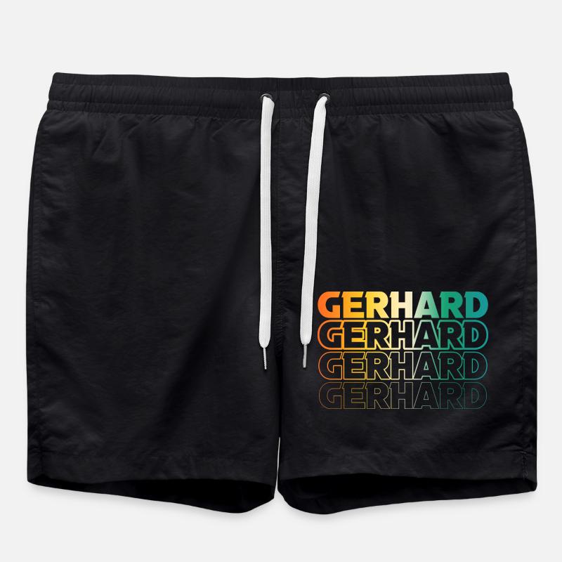 Gerhard - Badeshorts - Schwarz