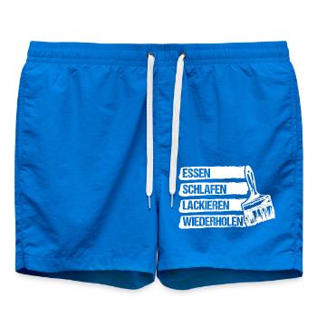 Peintre automobile Peintre automobile Peintre - Short de bain - cobalt blue - Devant