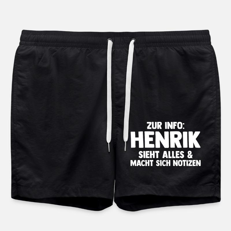 Henrik - Swim Trunks - black
