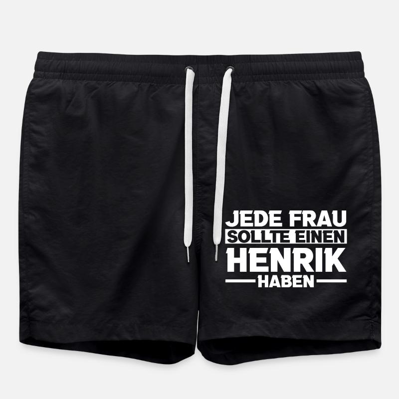 Henrik - Swim Trunks - black