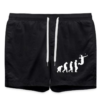 Federball Evolution Badminton - Swim Trunks - black - Front - AI Model Male 185 light (185cm)