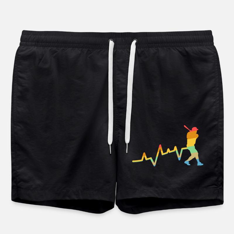 Joueur de baseball Evolution Baseball - Short de bain - noir