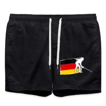 Fencing Germany Flag Fencing - Swim Trunks - black - Front - AI Model Male 185 light (185cm)