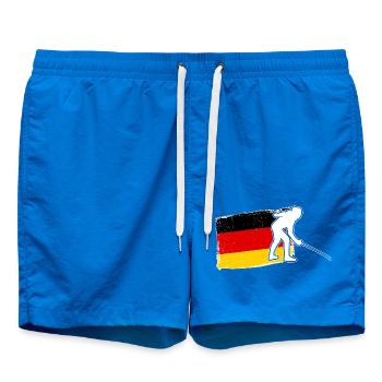 Escrime Allemagne Drapeau Escrime - Short de bain - cobalt blue - Devant
