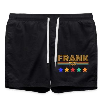 Frank - Swim Trunks - black - Front - AI Model Male 185 light (185cm)