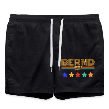 Bernd - Short de bain - noir - Devant - AI Model Male 185 light (185cm)