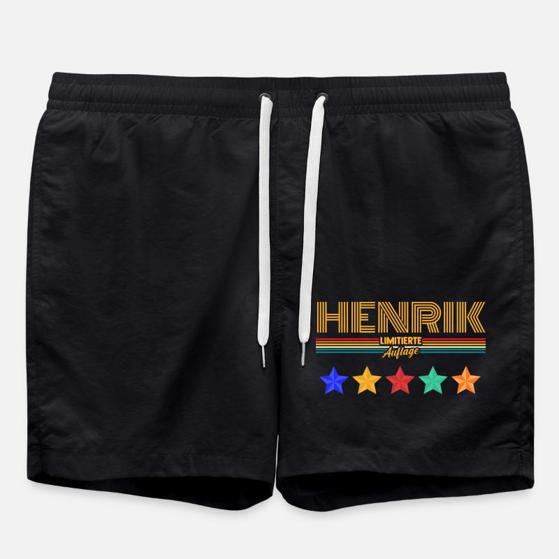 Henrik - Swim Trunks - black
