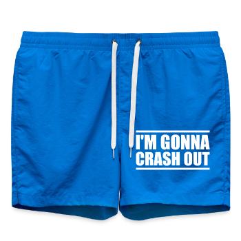 I'm going to crash out - Swim Trunks - cobalt blue - Front