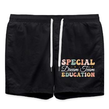Special Dream Education Team Groovy SPED Teacher - Short de bain - noir - Devant - AI Model Male 185 light (185cm)