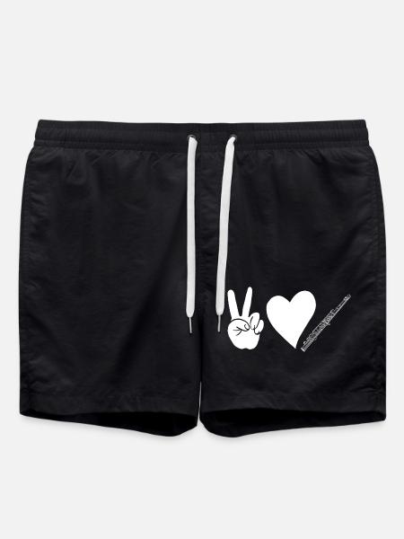 Flute player - Swim Trunks - black