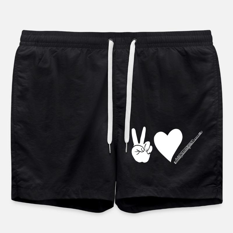 Flute player - Swim Trunks - black