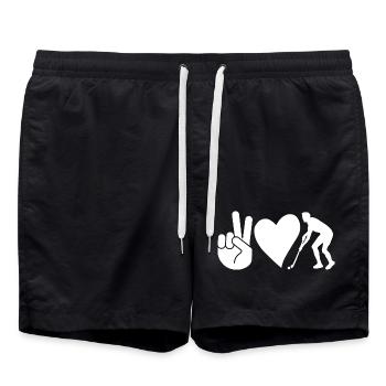 Field Hockey Players Field Hockey - Swim Trunks - black - Front - AI Model Male 185 light (185cm)