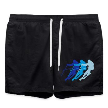 Ski - Badeshorts - Schwarz - Vorne - AI Model Male 185 light (185cm)