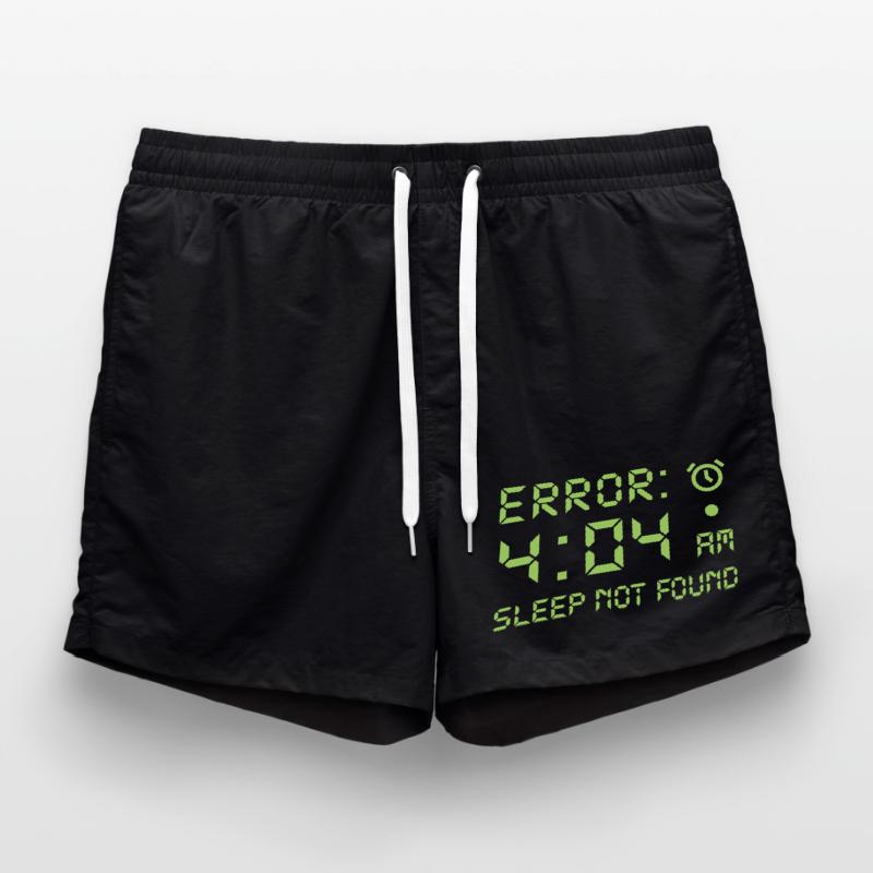 Error 404, sleep not found programmer gamble Swim Trunks