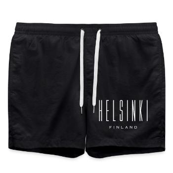 Helsinki - Swim Trunks - black - Front - AI Model Male 185 light (185cm)