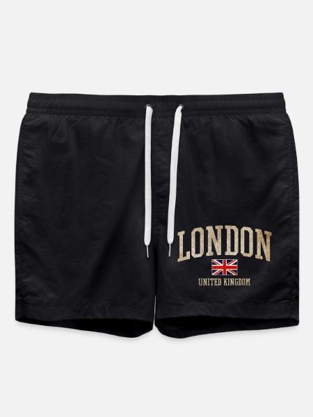 Londres Angleterre - Short de bain - noir