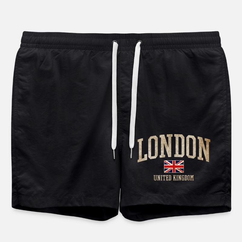 Londres Angleterre - Short de bain - noir